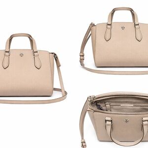 Tory Burch Beige Leather Satchel